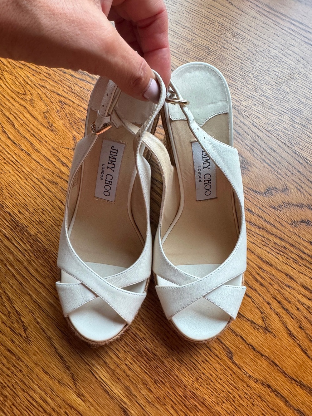 JIMMY CHOO CORK WEDGES?!??